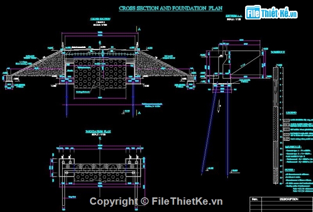 Thiết kế,Bản vẽ,dầm bản lỗ rỗng,thiết kế dầm bản,bản vẽ dầm